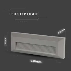 Set Of 4 V-TAC 3W Indoor Outdoor Rectangular Step Lights -Lighting Sale Store 30965932 alt03