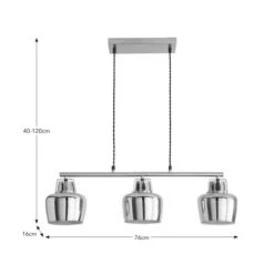 Auburn Modern 3 Light Adjustable Diner Ceiling Light -Lighting Sale Store 30968669 alt08