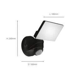 EGLO Pagino LED Indoor Outdoor Sensor Wall Spotlight 7 EGLO Pagino LED Indoor Outdoor Sensor Wall Spotlight -Lighting Sale Store 30972407 alt08