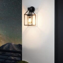 EGLO Trecate Industrial Indoor Outdoor Wall Light