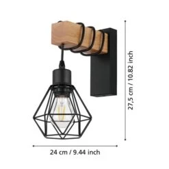 EGLO Townshend Industrial Wall Light -Lighting Sale Store 30972440 alt08