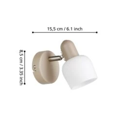 EGLO Corato Modern Adjustable Wall Spotlight -Lighting Sale Store 30972491 alt08