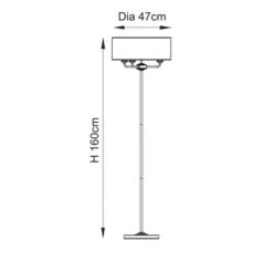 Vogue Sandringham 3 Light Floor Lamp -Lighting Sale Store 30990035 alt08